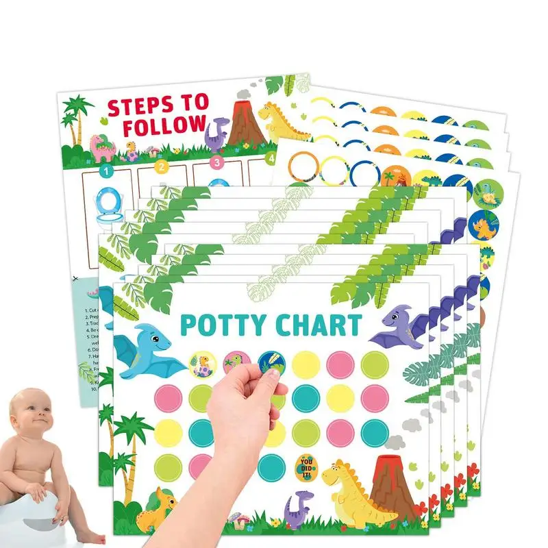

Potty Chart Fun Sticker Chart For Girls Kids Reward Chart Potty Prizes Toilet Games Potty Training Reward For Girls Boys