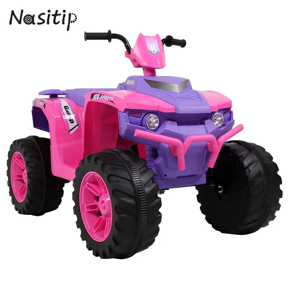 

NASITIP Beach Car Toy Atv Dual Drive Battery 12v7ah*1 With Slow Start Without Remote Control For Girls Gifts Local Shipping