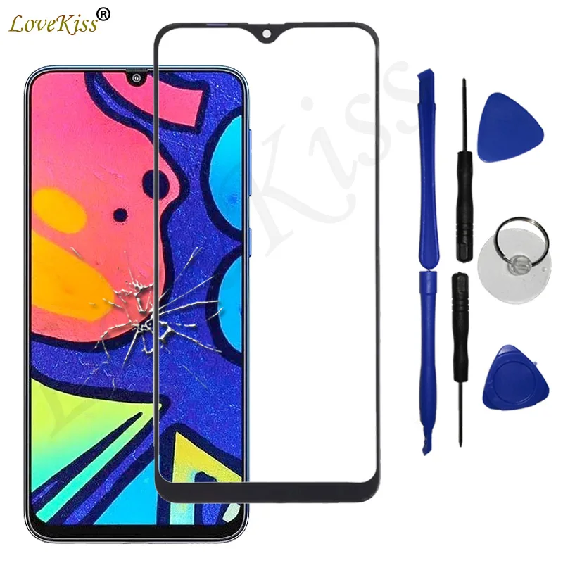 

Передняя панель для Samsung Galaxy A02 A02S A12 A21 A21S M21 M31 M21S M30S M31S M51, сенсорный экран, стеклянная крышка, не ЖК-датчик