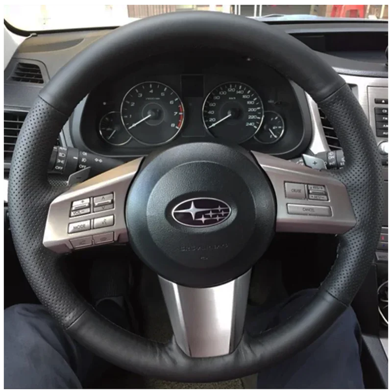 

Искусственная кожа для Subaru Outback 2010 2011 2012 Legacy 2009-2012 чехол на рулевое колесо