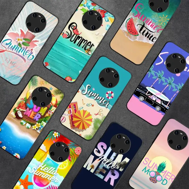 

Hello summer Phone Case For Huawei Y 5 Y62019 Y52018 Y92019 Luxury funda case for 9prime2019