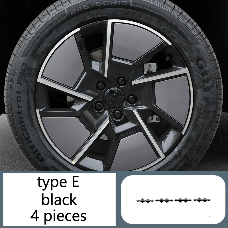 

Для BYD Equation Leopard Titanium 3 2025 черные эмблемы передняя эмблема автомобиля багажник задняя ступица наклейка на кузов аксессуары ﻿