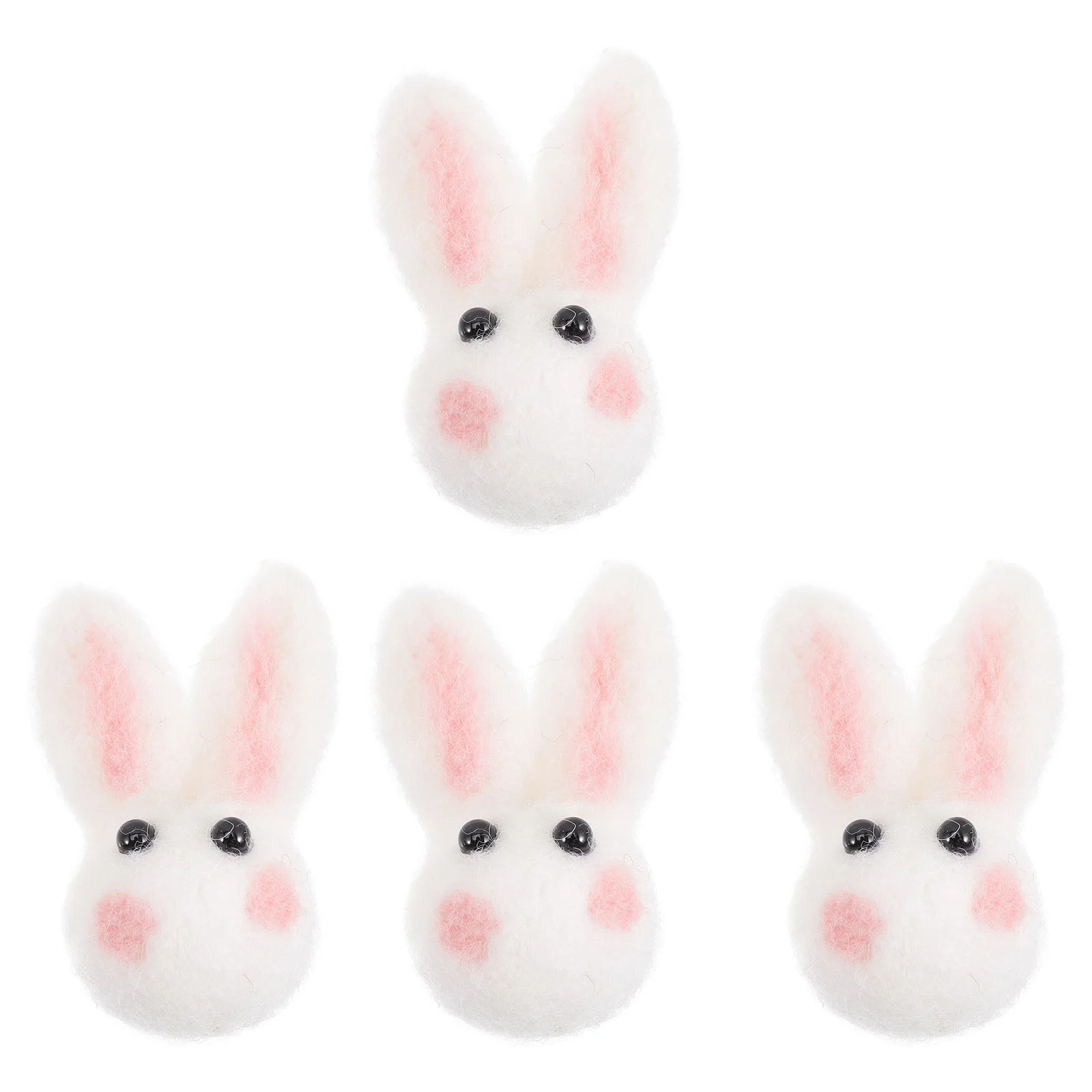

Felt Easter Rabbit Brooch Bunny Pin Decor Party Clips Animalhead Hair Hairband Badge Cute Clothes Wool Costume Ornament