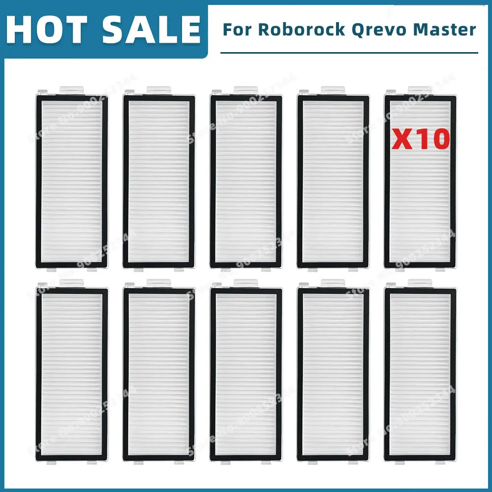 

Аксессуары для Roborock Qrevo Master / Qrevo Slim: щетка, фильтр, швабра, мешок для пыли