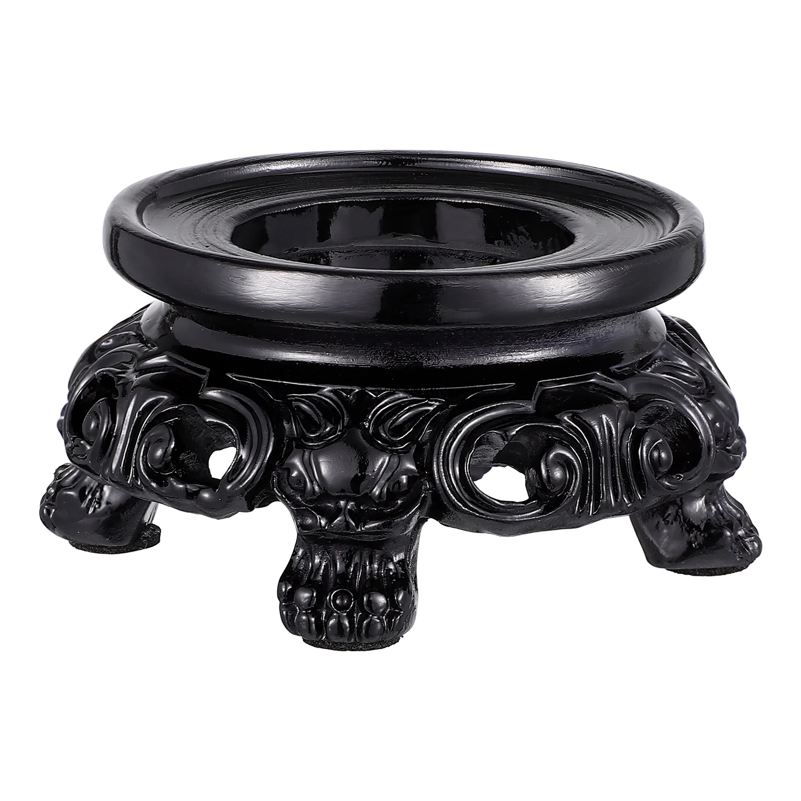 

Mini Crystal Ball Stand Clear Crystal Ball Base Display Stand Home Resin Decoration Desktop Ornament