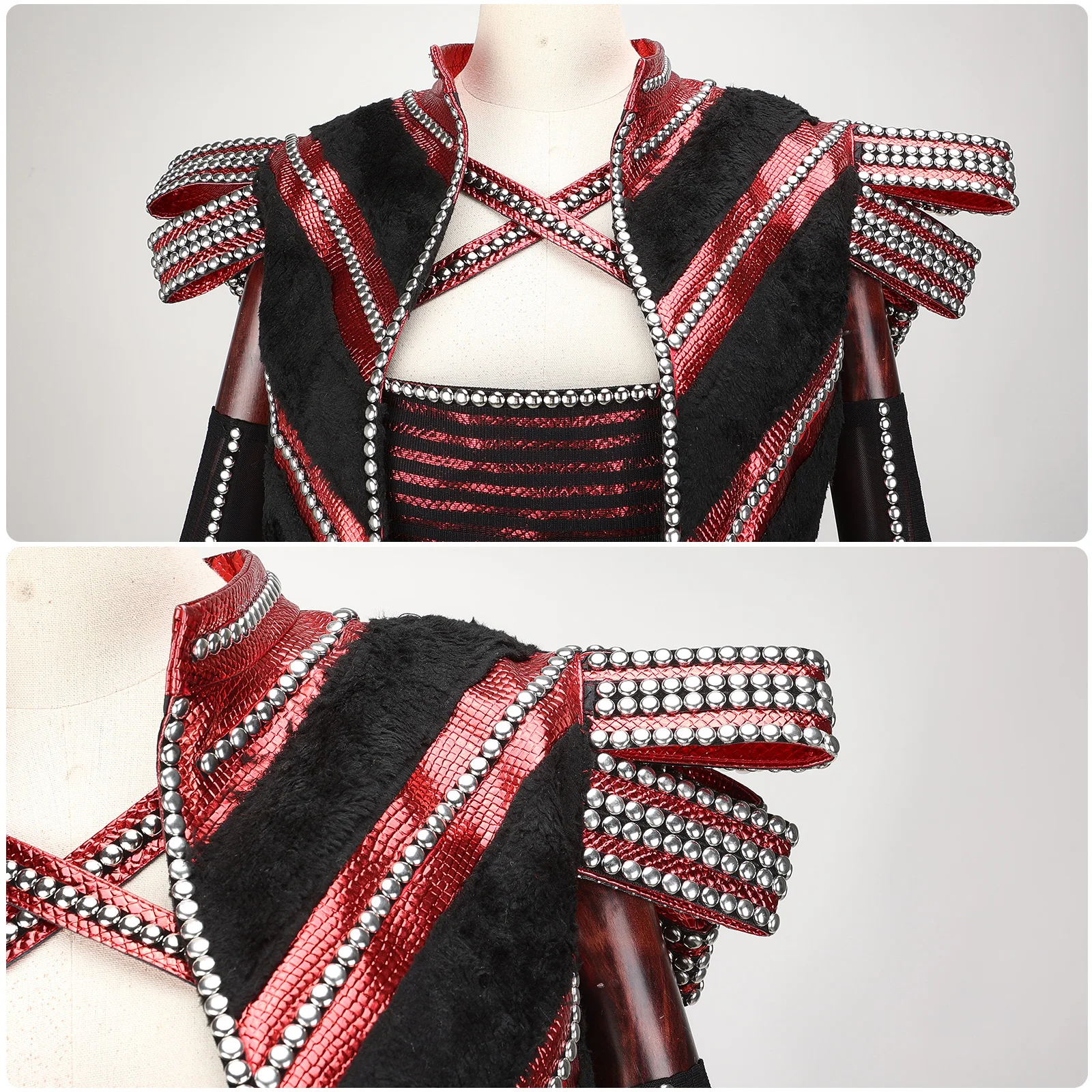 Музыкальный костюм для косплея Анна клопов шесть красных платьев сексуальный