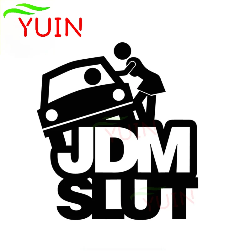 

YUIN Personalized Car Sticker Slut Funny Cool Cars Letters Waterproof Sunscreen Decal PVC Graphics Decorative Accessories Decals