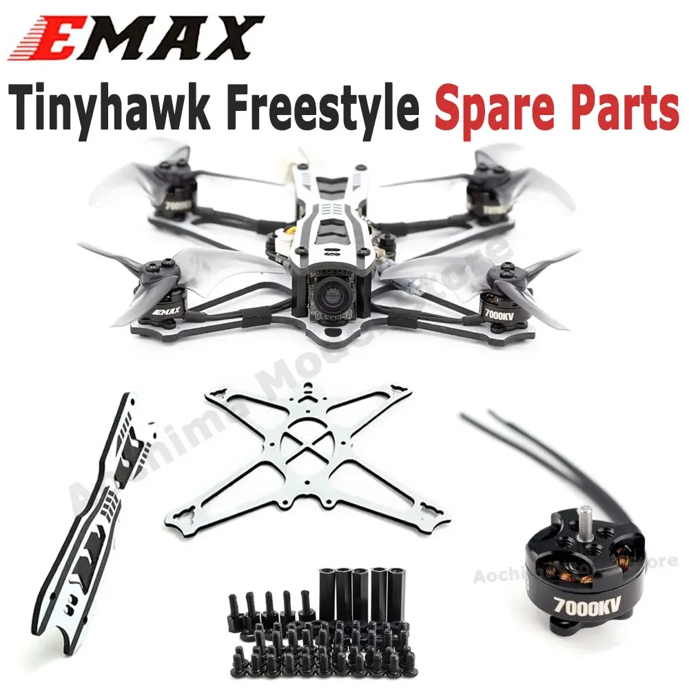 

Emax Tinyhawk Freestyle Spare Parts Replacement Top Plate Frame Bottom Plate TH1103 7000KV /7500KV Motor Hardware Pack