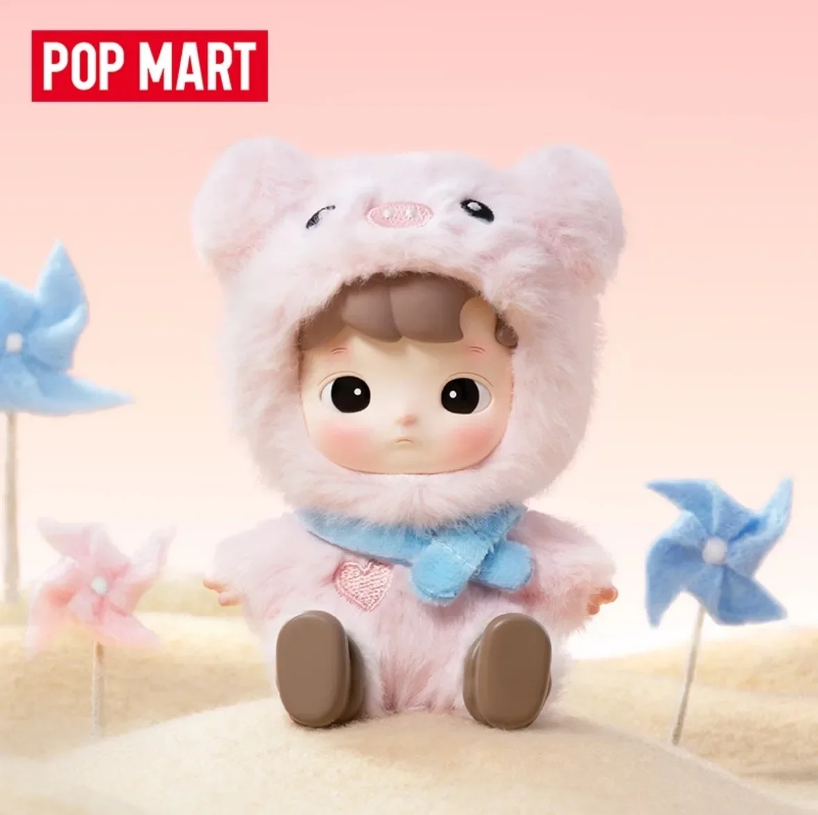 Фото POP MART HACIPUPU Snuggle With You Series: Модные коллекционные фигурки-сюрпризы в закрытых коробках, милые модели для подарка на день рождения №2