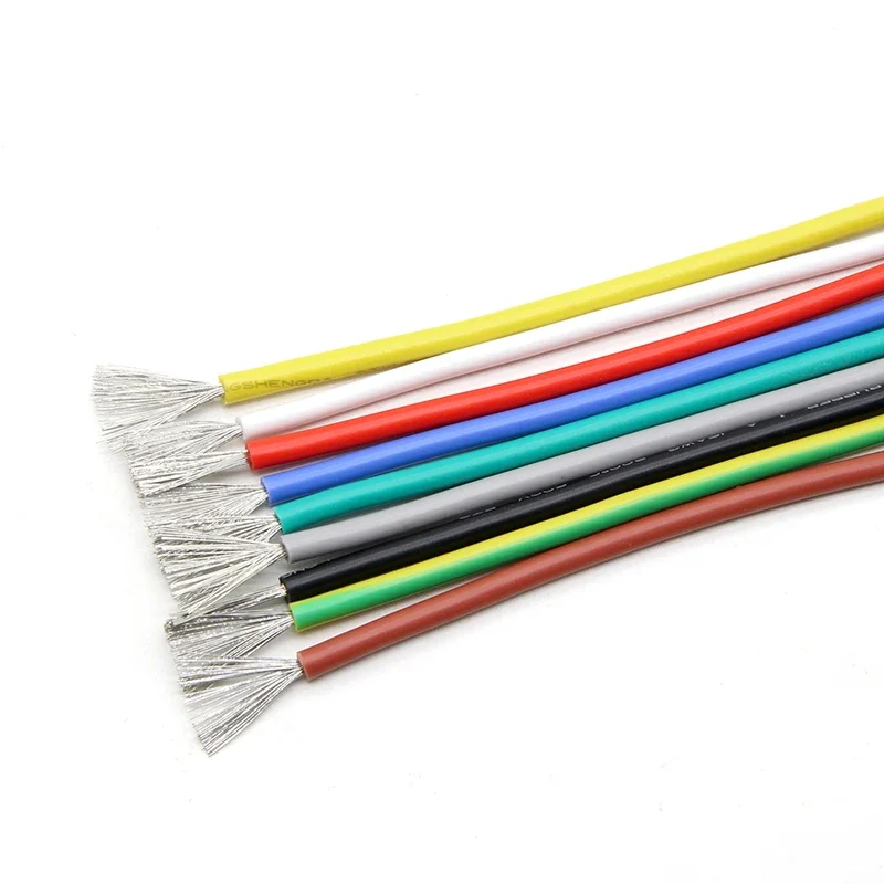 Силиконовые провода UL3135 электропровод 30 28 26 24 22 20 18 16 14 12 10 AWG устойчивый к высоким