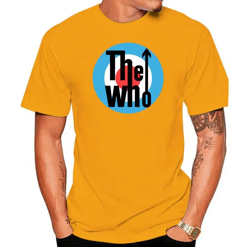 

T-shirt The Who Target classic logo Maglia Uomo ufficiale music group Casual Short Sleeve TEE 100% Cotton For Man