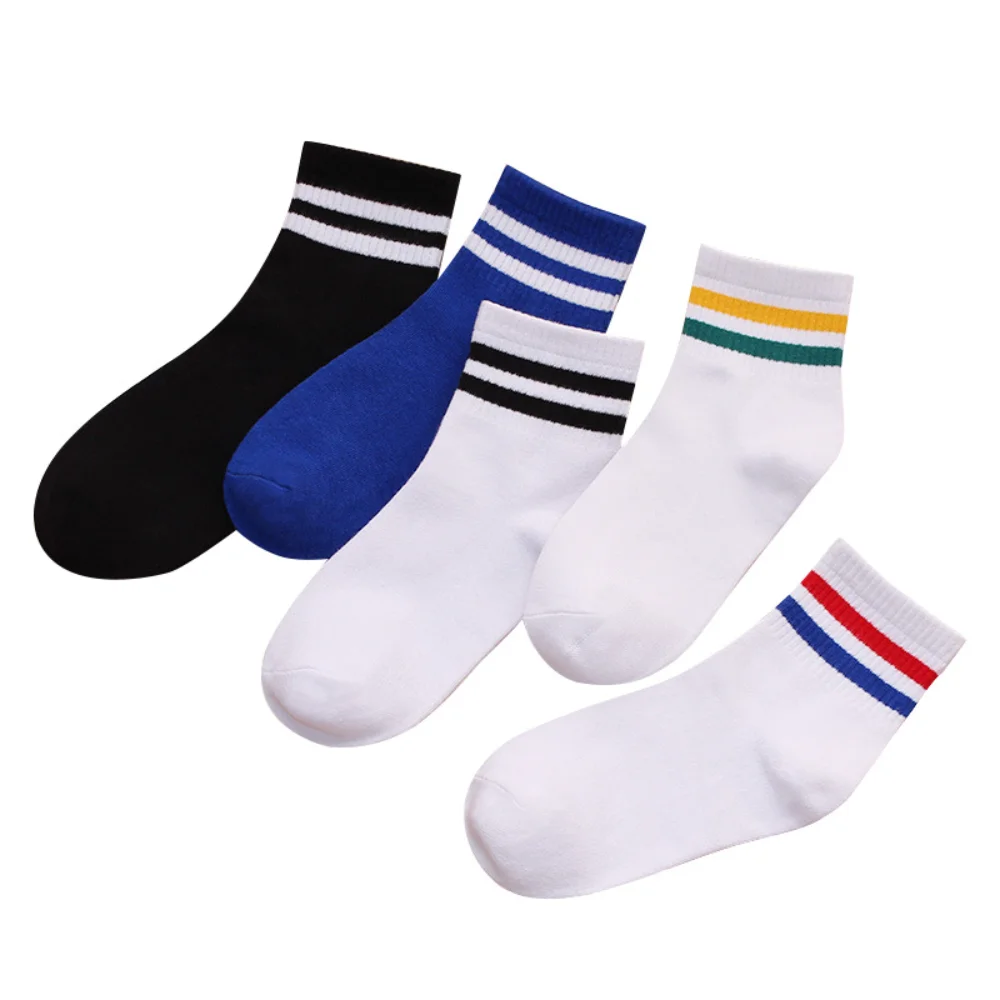 

Носки женские хлопковые в полоску, классические короткие ретро-носки в стиле старой школы, в стиле хип-хоп, для скейтбординга, белые черные, в стиле Харадзюку, классные зимние