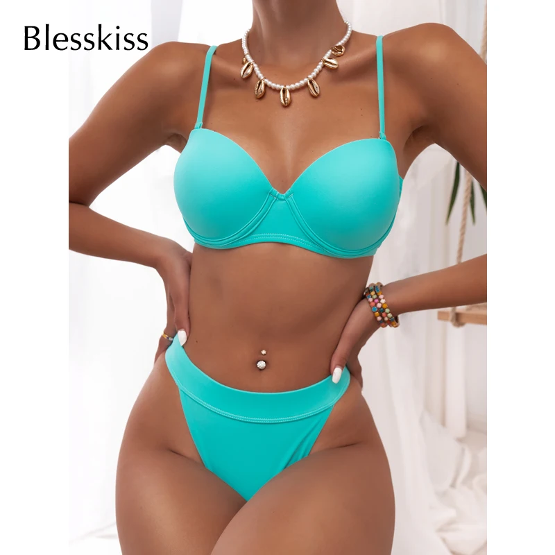 Сексуальное женское бикини с чашками пуш-ап леопардовой расцветки |