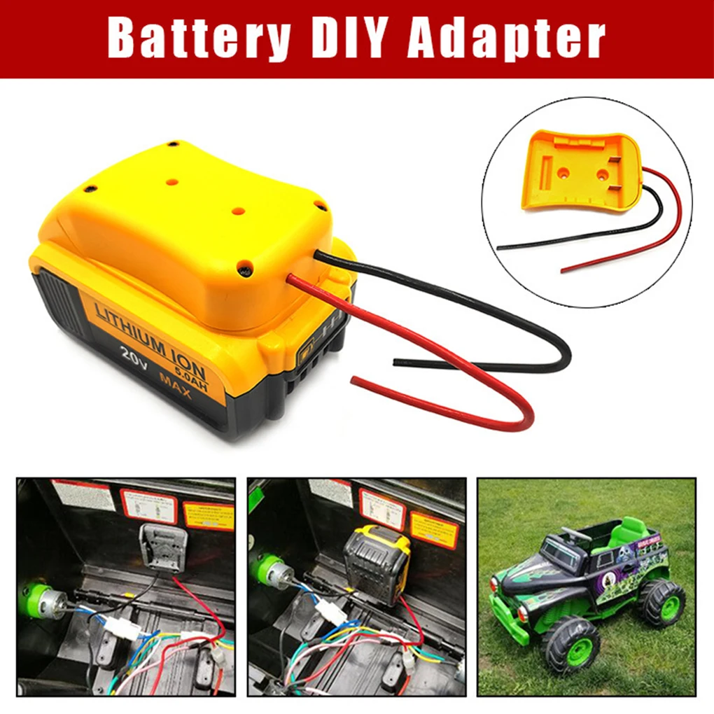 

Адаптер Li-Battery 14 4 18V 20V электроинструмент электрический велосипед разъем питания держатель док-станция замена для Dewalt DCB140 DCB180 DCB182