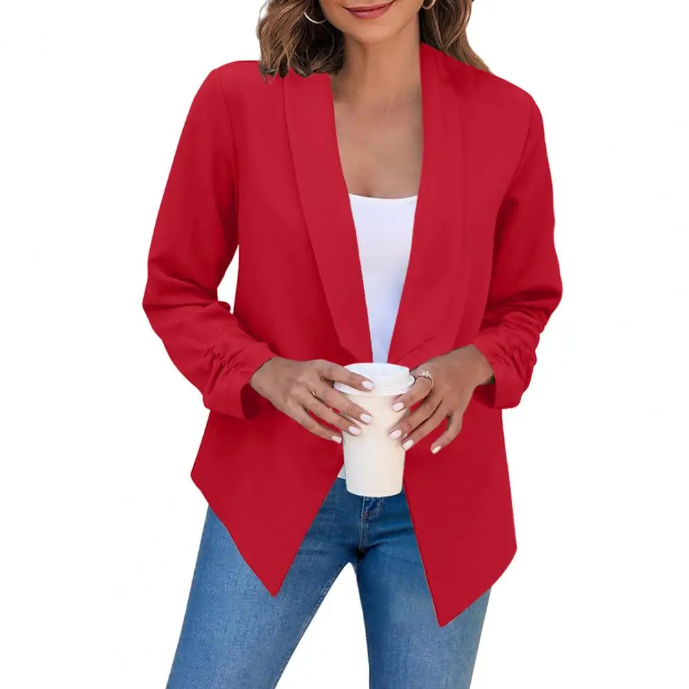 

Women's Clothes Cardigan Women Blazer Long Sleeve Slim Fit Elegant Lapel Collar Spring Summer Lady Suit Jacket Outwear