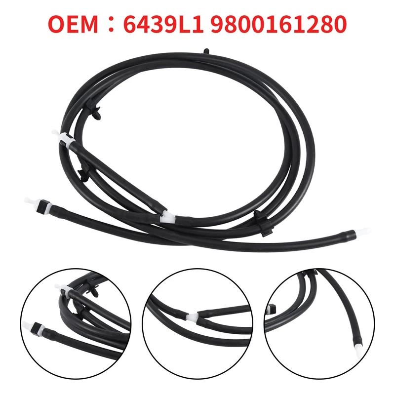 Для стеклянной трубы моющего средства Peugeot 3008 сильфон лейки 6439L1 9800161280