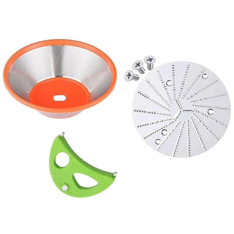 Juicer Replacement Parts Blade and Filter Basket Set Juicer Accessories Set Blender Replacement Part for Juicer Blender