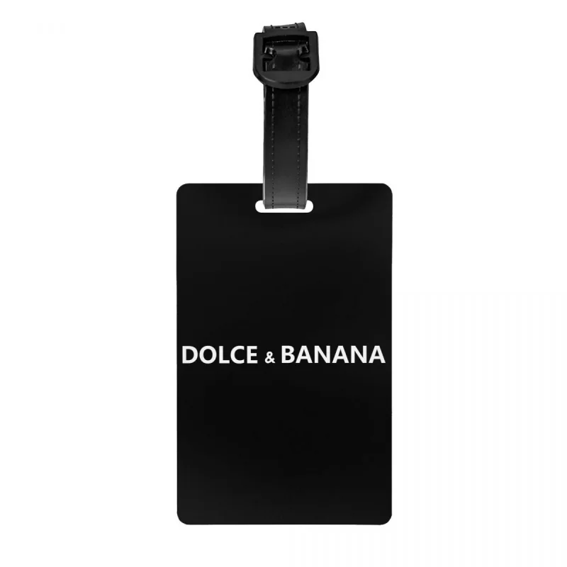 

Индивидуальная бирка для багажа Dolce Banana с именной картой, личная Обложка, идентификационная бирка для чемодана, дорожной сумки