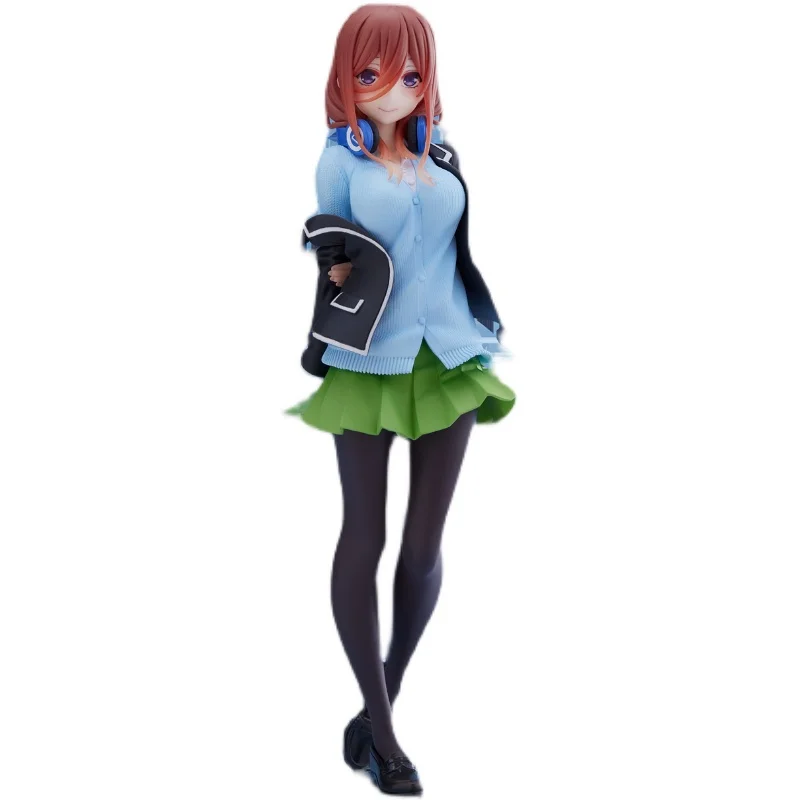 

Original The Quintessential Quintuplets Nakano Miku Uniform Reset Pvc Model Toy Collectibles Doll Model Cartoon Model Toys