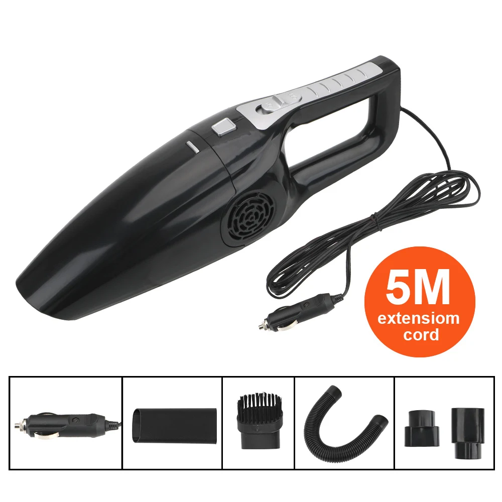 

Portable Car Vacuum Cleaner 12V 120W Powerful Handheld Mini Vaccum Cleaners High Suction Wet And Dry dual-use Vacuum Cleaner