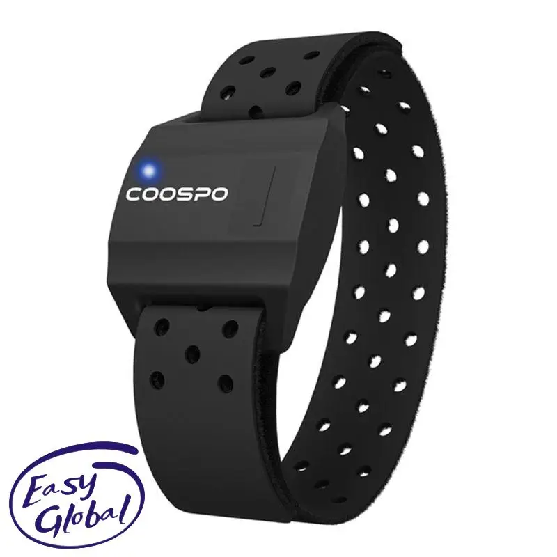 Фото Монитор сердечного ритма CooSpo, наружный оптический фитнес-монитор, Bluetooth 4,0 ANT + велосипедный компьютер для Garmin Wahoo №1