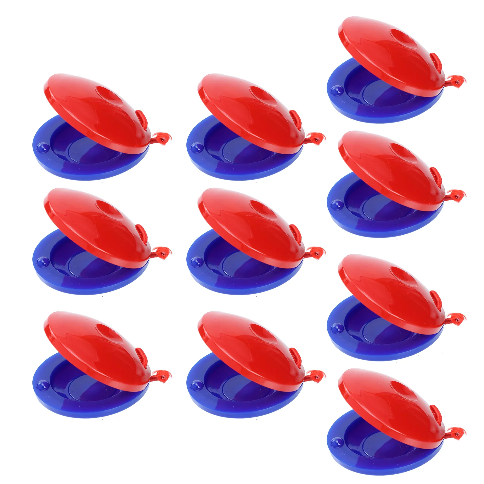 

10Pcs Funny Education Castanets Percussion Musical Instrument Orff Instrument