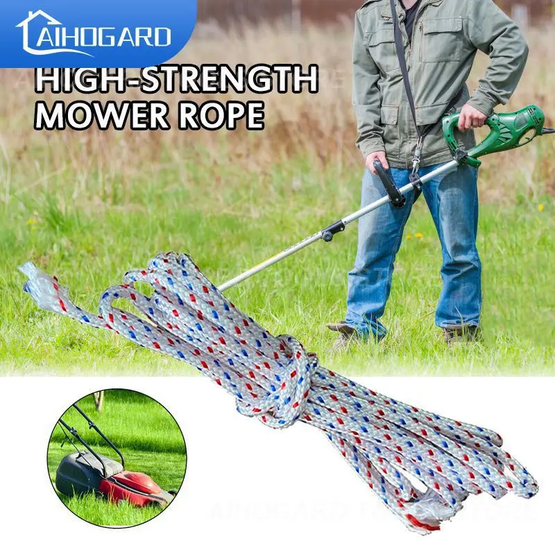 

Portable Mower Rope Nylon Starter Rope Pull Cord Nylon Engine Starting Rope Trimmer Cutter Chainsaws Lawn Mower Fittings