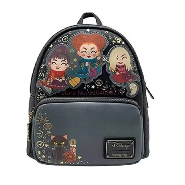 MINISO PU Leather Hocus Pocus Chibi Mini Backpack Fashion High Quality Sally Lady Birthday Gifts for Girls