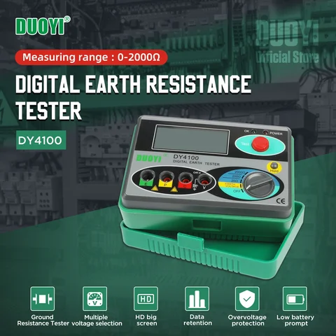 DUOYI DY4100 Мегомметр для заземления
