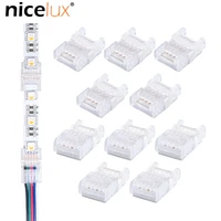 5 pcsbag connectors terminal for 5 pin smd cob led strip quick easy connecting flexible strip leds light 2 types 10mm connector