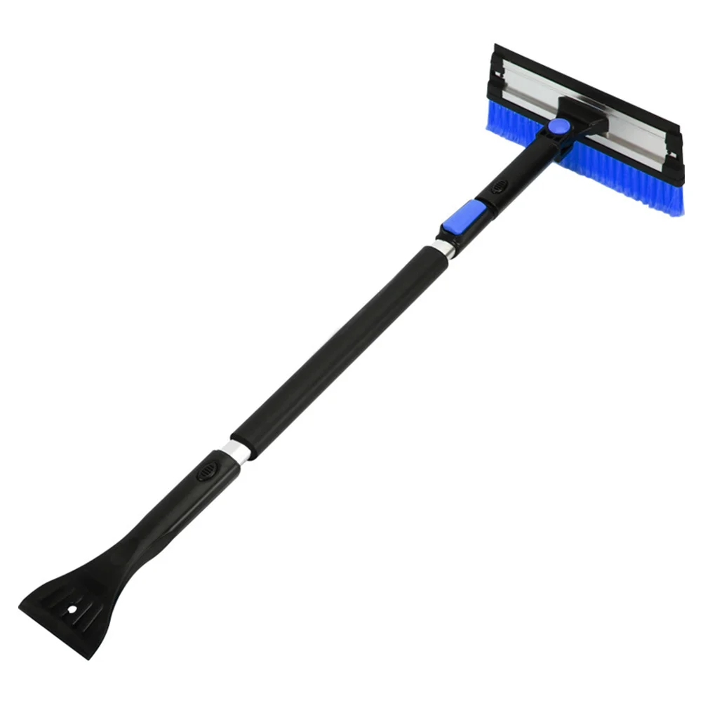 

Extendable Detachable Snow Brush Car Ice Scraper Snow Removing Tool (Blue)