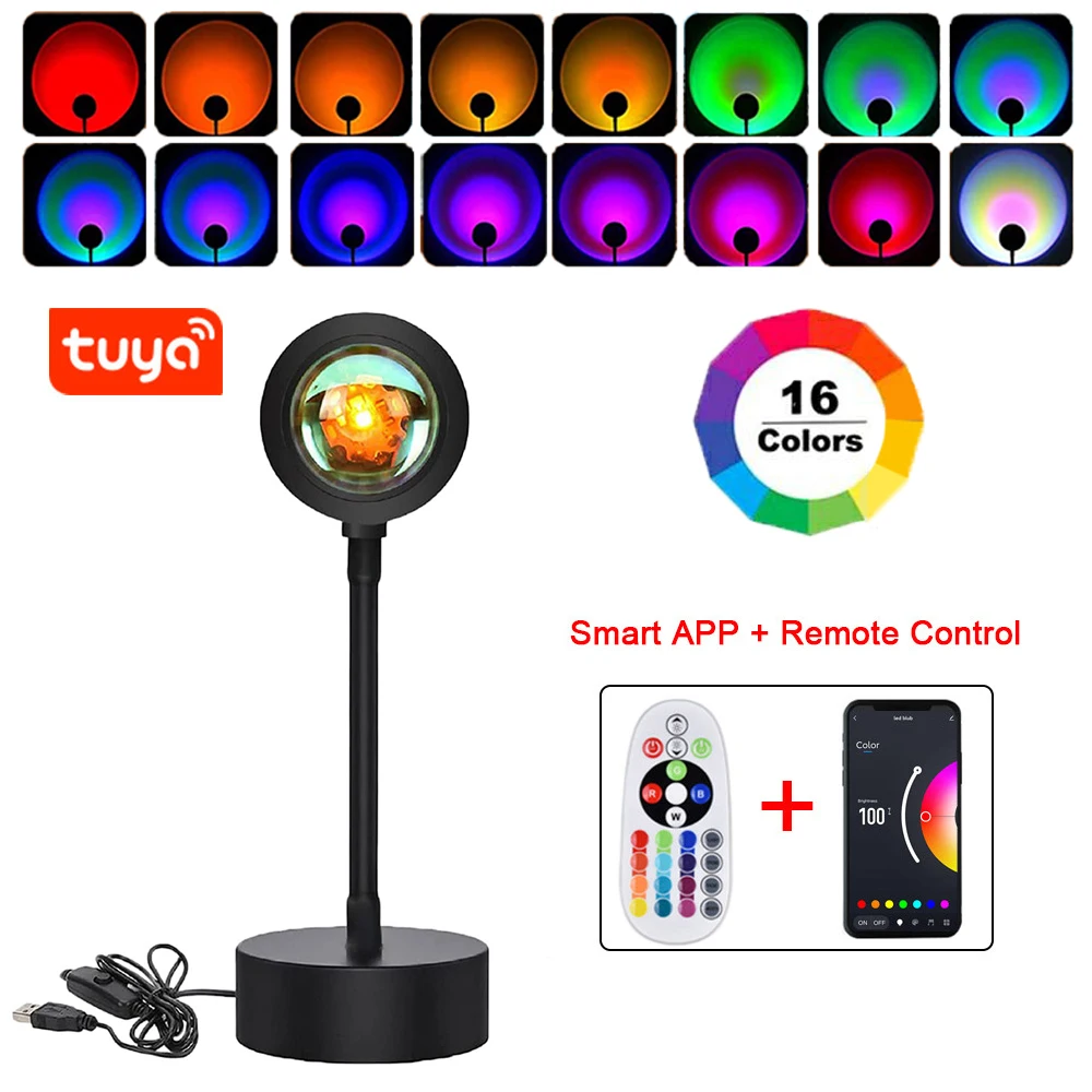 

Tuya Smart Sunset Lamp DL-LRD-16RGB