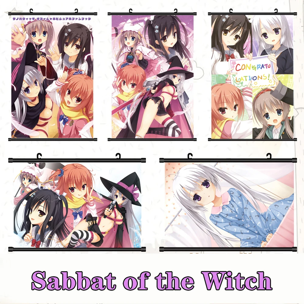 

Аниме саббат ведьмы Ayachi Nene Hoshina Shyuuji Inaba Meguru плакат Косплей свиток настенный плакат домашнее Искусство Декор