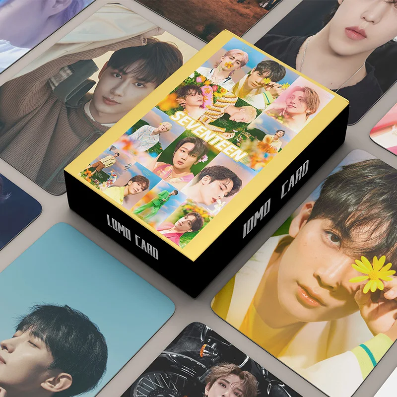 

55 шт./комплект, альбом для фотографий «KPOP SEVENTEEN»
