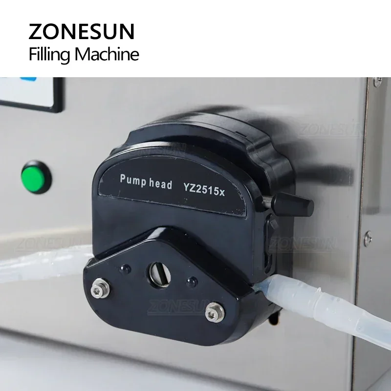 Фото ZONESUN ZS-YTPP2 Машина для розлива жидкостей с двойной головкой Перистальтический насос Бутылка Вода Сок Напиток Производственная линия по производству упаковки №1