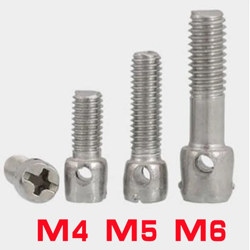 

20pcs M3 M4 M5 M6 stainless steel lead sealing screw with hole for electric meter