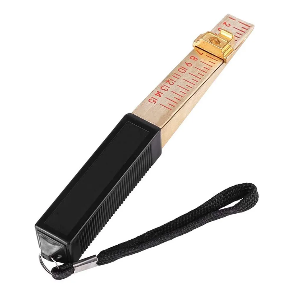 

Factory Indoors Feeler Gauge Wedge Feeler 0.5mm 1-15mm 1PC 80g Copper Plated Measuring Tool Vernier Wedge Feeler