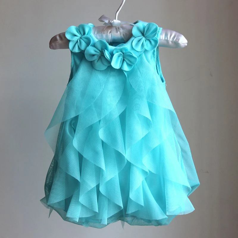 Baby Girls Dress 2022 Summer Chiffon Party Dress Infant 1 Year Birthday Dresses Girl Clothes & Headband Vestidos