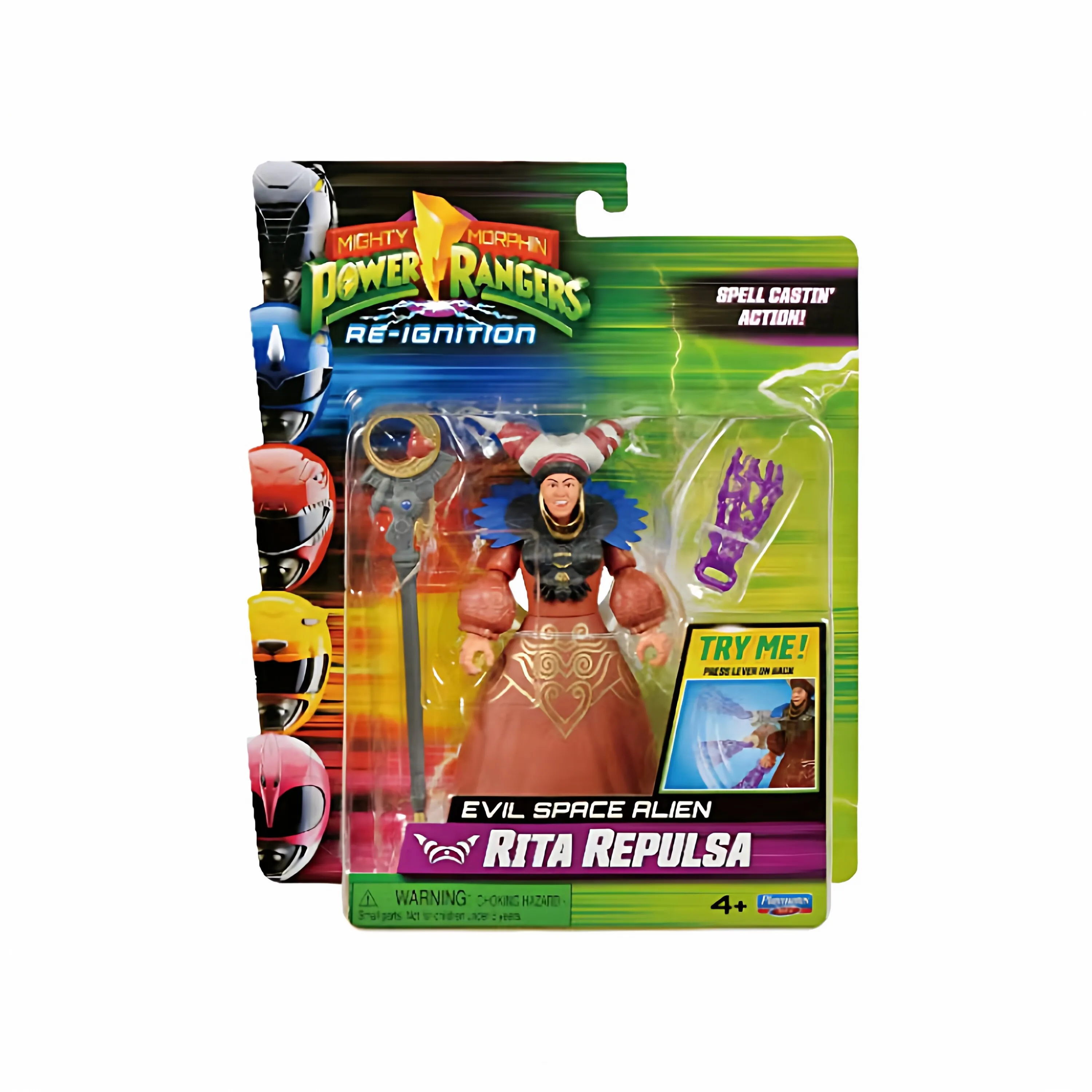 Игровые фигурки Power Rangers Auto Morphin: красные, черные, синие, зеленые, розовые рейнджеры, Рита Репулса для детей и коллекционеров (art.: 3920d8f8f8355) - 3920d8f8f8355