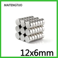 5100pcs 12x6mm n35 ndfeb countersunk round magnet super powerful strong permanent magnetic imane disc 12mm x 6mm