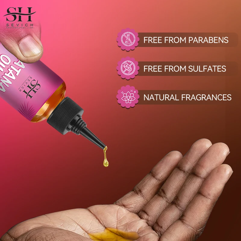 Натуральное 100% чистое масло Batana для роста волос Масляная маска из Гондураса