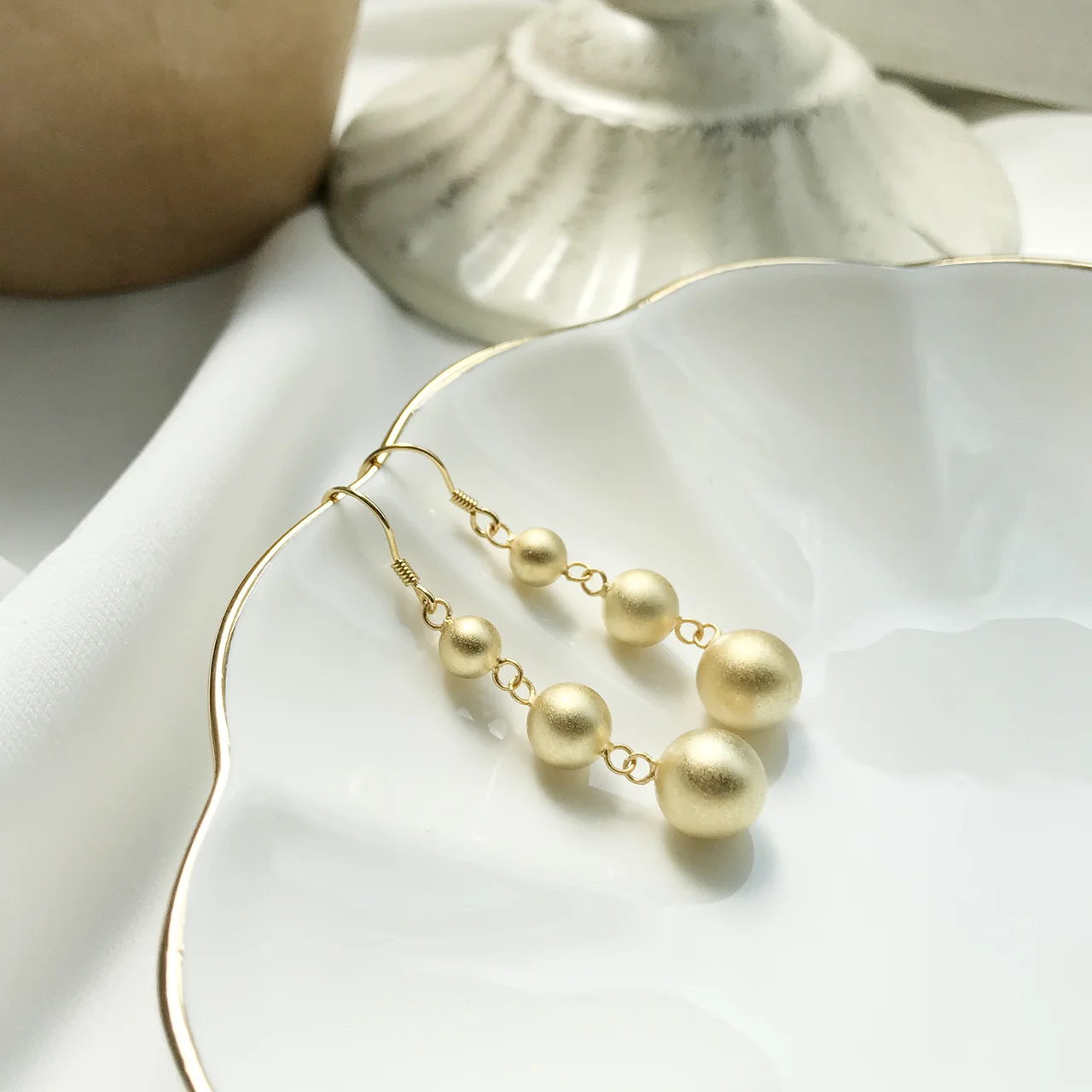 

Роскошные минималистичные 100% реальные серьги-подвески с бахромой из золота 18 карат для девочек