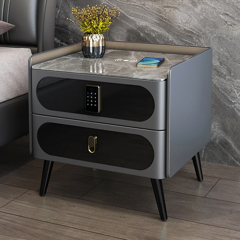 

Unique Luxury Nightstands Modern Trendy Drawers Storage Nightstands Living Room Nordic Mesitas Noches Bedroom Furniture SR50NS