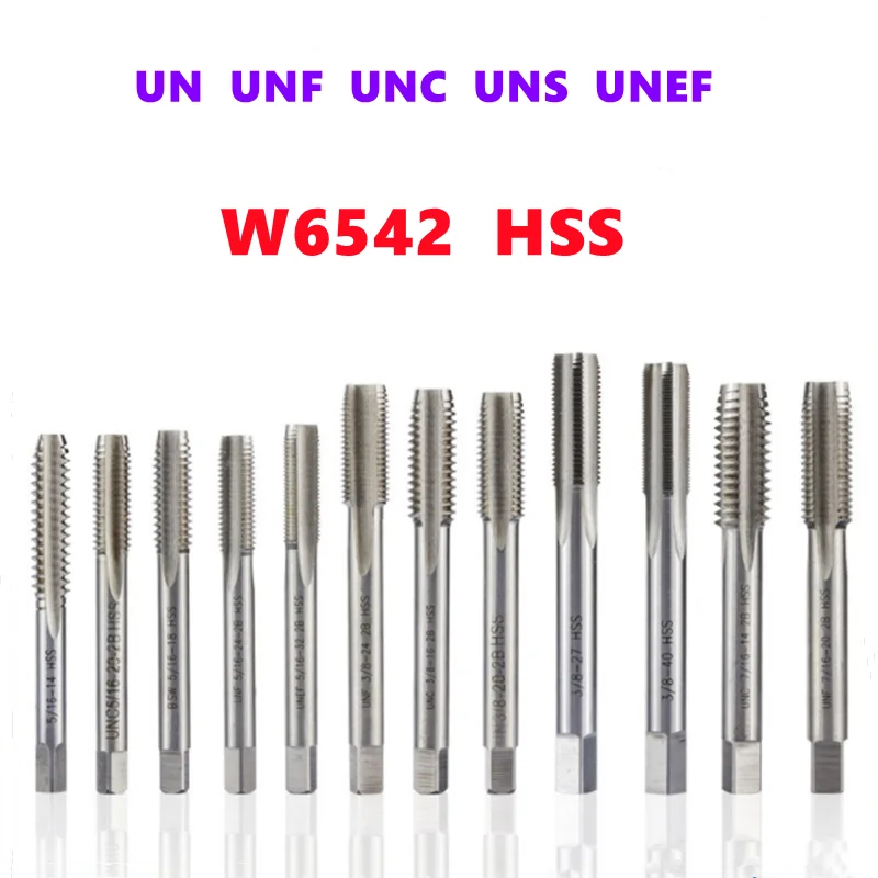 1 шт. Британский Американский прямой слот tap UN/UNC/UNF/UNS/UNEF HSS W6542 4-40 8-32 1/4 1/8 3/8 7/16 резьбонарезающий инструмент 1 шт. Британский Американский прямой слот tap UN/UNC/UNF/UNS/UNEF HSS W6542 4-40 8-32 1/4 1/8 3/8 7/16 резьбонарезающий инструмент