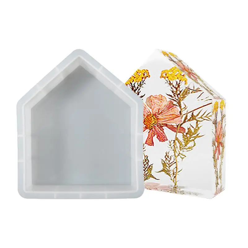 

Форма для дома, силиконовая форма в виде пирамиды, литье под давлением, портативная форма для дома «сделай сам», форма для ароматерапии, свечи для домашнего декора