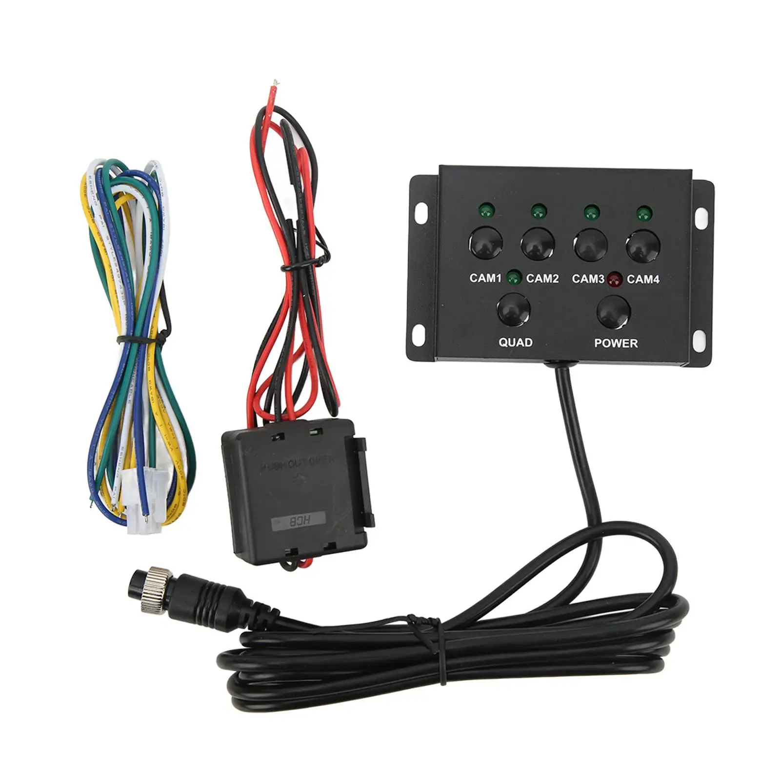 4-канальный видеоразветвитель парковочная камера видеопереключатель