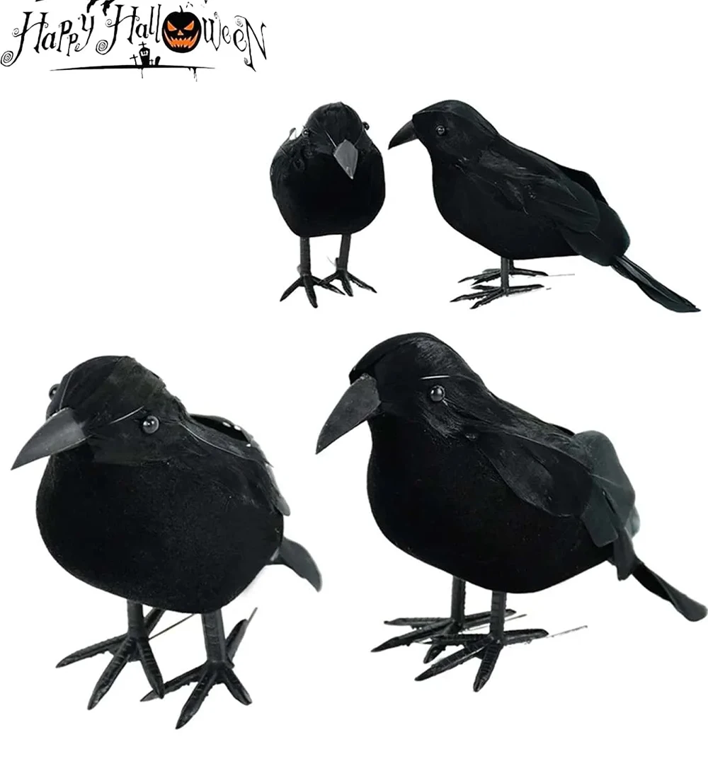 1/5 шт. декоративные искусственные вороны