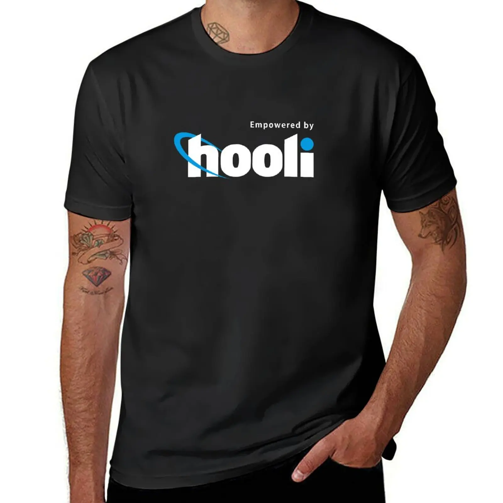 Футболка с рисунком героев мультфильма Hooli принтом животных