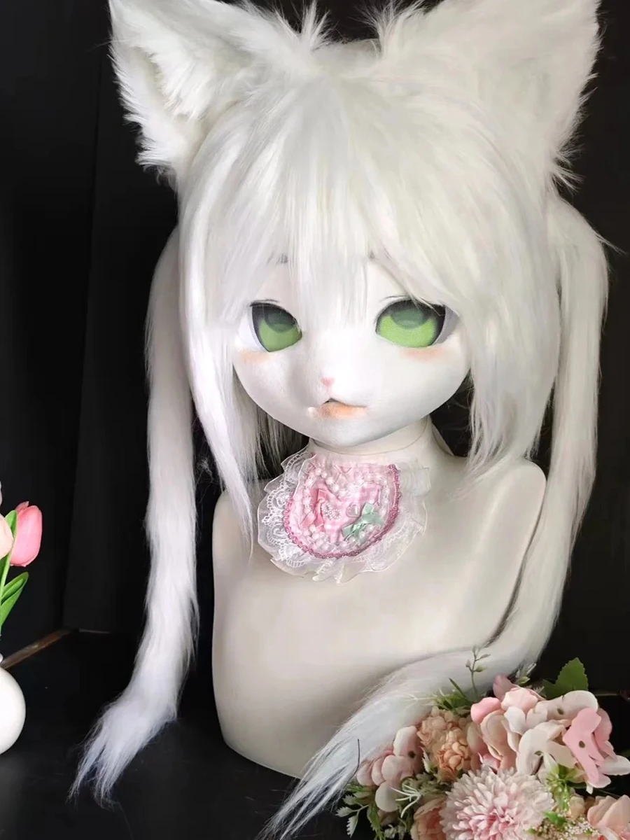 Меховой костюм для косплея на заказ меховая голова кигуруми косплей меховой Kemono