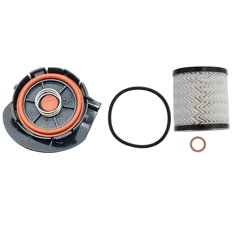 

1 комплект автомобильного масляного фильтра для Bmw Mini Cooper R55 R56 двигатель и 1 шт., комплект для ремонта крышки клапана PCV для 02-19 Mini Cooper 11127646554